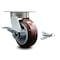 Service Caster 5 Inch Kingpinless Poly on Polyolefin Wheel Swivel Caster with Brake/Swivel Lock SCC-KP30S520-PPUR-SLB-BSL - alternate 1
